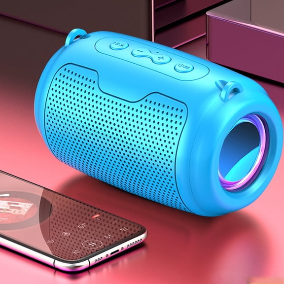 Oxodoi Portable Bluetooth Speaker,Wireless Subwoofer with TWS,TF Card & U-Disk Support,FM Radio,Voice Control