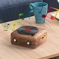 thumbnail image 1 of Oxodoi Retro Bluetooth Record Player Speaker,Mini Portable Wireless Subwoofer with Card Slot, 1 of 6