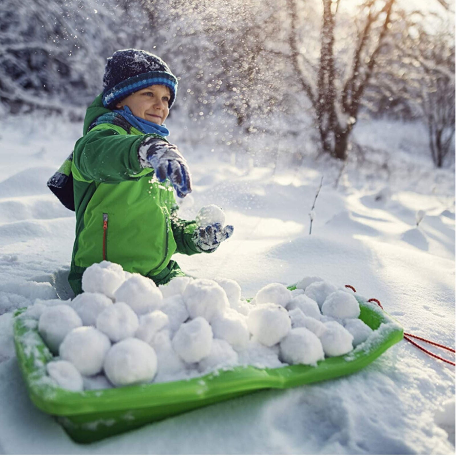 Homiar Snowballs for Kids Indoor, Plush Indoor Snowball Set