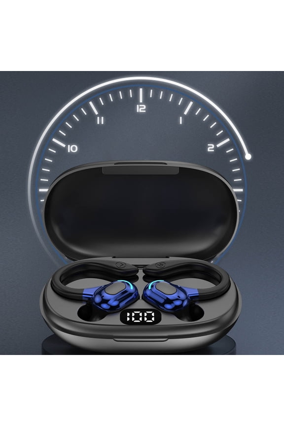 Smart Translation Earbuds,Wireless Bluetooth Earphones with Active Noise Canceling,Open-Ear Design,Fast Charging