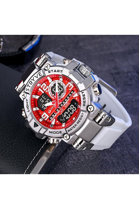 Sports Digital Watch,Luminous Electronic Wristwatch with EL Backlight,Shockproof Waterproof Multi-Function Teens Watch