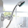 thumbnail image 1 of HOARBOEG Suction Cup Shower Head Holder, Chrome Adjustable Handheld Shower Head Holder Bracket,Removable Wall Mount Holder for Bathroom, 1 of 6