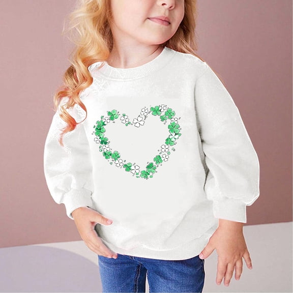 Oxodoi Toddler Baby Girl Long Sleeve Sweatshirt Tops Basic Solid Color Oversized Sweater Shirts Kid Fall Clothes