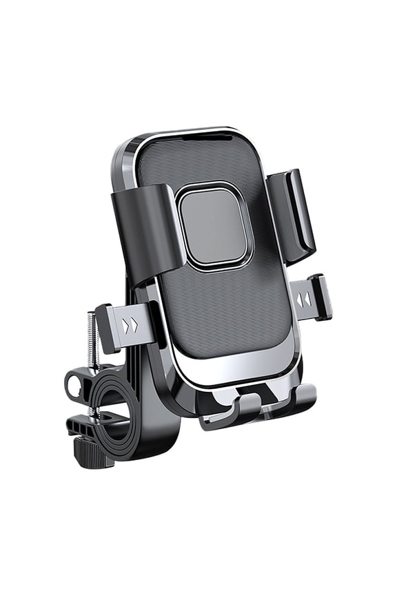 Universal Cycling Phone Mount,Shockproof Handlebar Clip,360°Rotatable One‑Hand Secure Lock for 4.7–7.1″ Phones