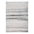 thumbnail image 1 of Oxy 8 x 10 Modern Area Rug, Clean Abstract Design, Soft Fabric, Gray, Gold, 1 of 5