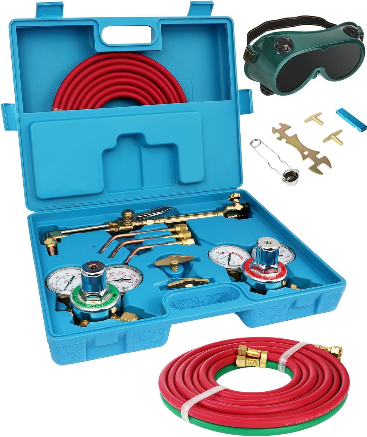 Oxy Acetylene Torch Kit Oxygen Cutting Kits Welding Torch Set Portable