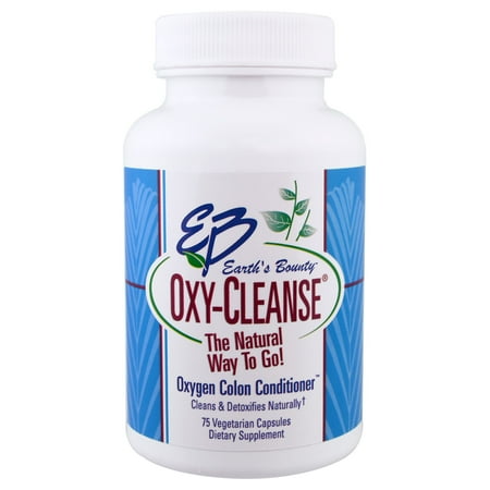 Oxy-Cleanse, Oxygen Colon Conditioner, 75 Vegetarian Capsules, Earth's Bounty