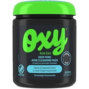 Oxy Deep Pore Acne Facial Cleansing Pads, Salicylic Acid, 90 Pads