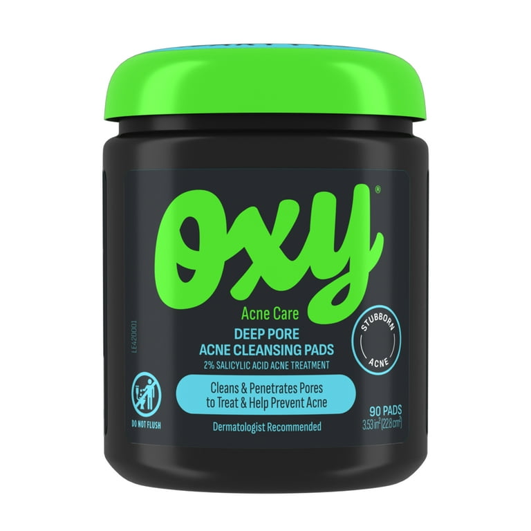 Oxy Deep Pore Acne Facial Cleansing Pads, Salicylic Acid, 90 Pads