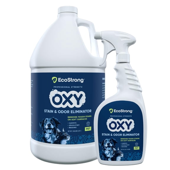 Oxy Pet Carpet Cleaner Spray | Pet Stain Remover for Pet Urine, Cat Pee, Dog Poop | Deep Spot Treating Action on Carpeting, Upholstery, Laundry, Pet Beds & More (160 Fl Oz)
