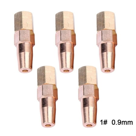 Oxy Propane Welding Nozzle Brass Welding Tip for H01-6 Welding Torch Pack of 5