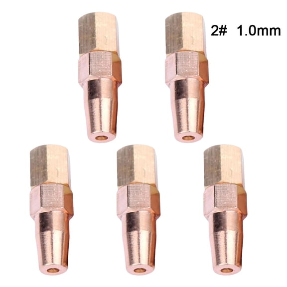 Oxy Propane Welding Nozzle Brass Welding Tip for H01-6 Welding Torch Pack of 5