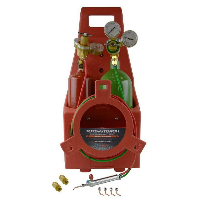 Oxygen/Acetylene Complete Small Kit #2-6 Tips Regulators Jewelry