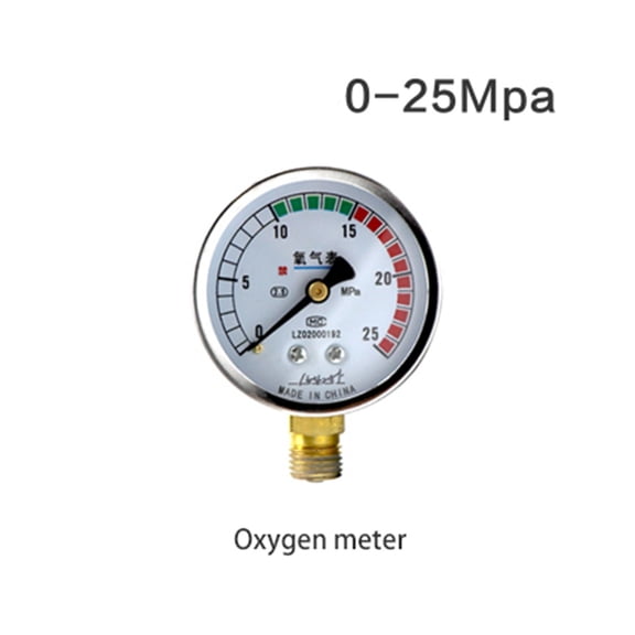Oxygen/Acetylene/Propane /Nitrogen Flow Meter Gas Flowmeter Dial Pressure Gauge Manometer Pressure Reducing Valve Weld ,Durable Materia