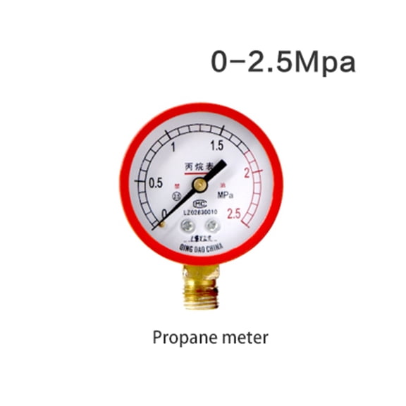 Oxygen/Acetylene/Propane /Nitrogen Flow Meter Gas Flowmeter Dial Pressure Gauge Manometer Pressure Reducing Valve Weld ,Durable Materia