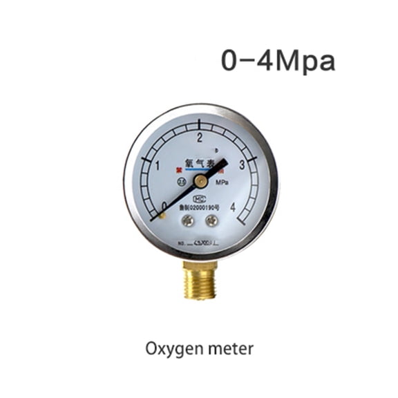 Oxygen/Acetylene/Propane /Nitrogen Flow Meter Gas Flowmeter Dial Pressure Gauge Manometer Pressure Reducing Valve Weld ,Easy to Install