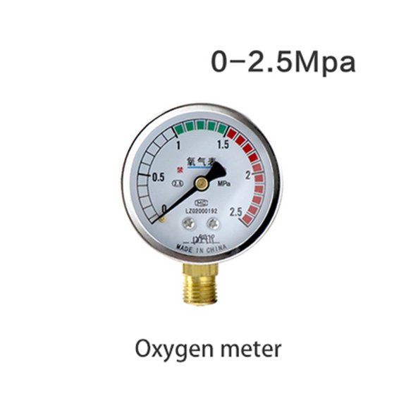 Oxygen/Acetylene/Propane /Nitrogen Flow Meter Gas Flowmeter Dial Pressure Gauge Manometer Pressure Reducing Valve Weld ,Easy to Install
