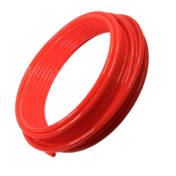 Oxygen Barrier PEX-B Red Tubing 1 Inch x 100 Ft Radiant and Hydronic Heating Systems for Winter