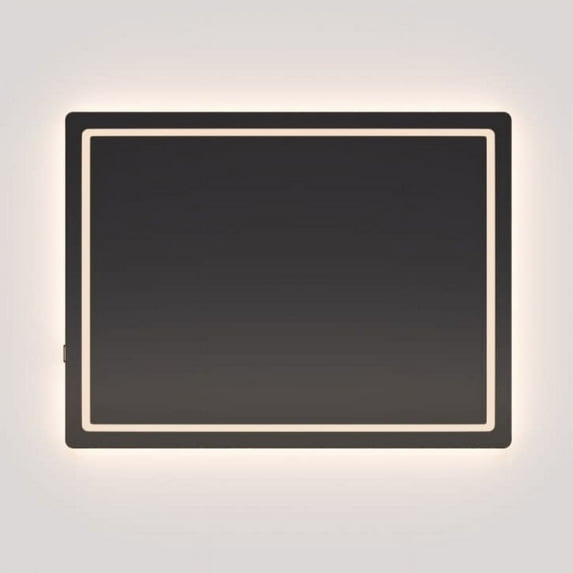 Oxygen Lighting 3-0401-15 Compact 36" W X 24" H Modern Rectangular Frameless Bathroom Wall