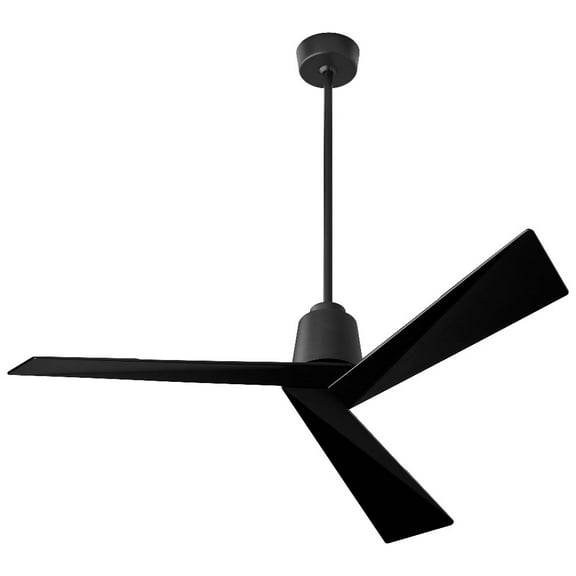 3-113-15-Oxygen Lighting-Dynamo - 54 Inch 3 Blade Ceiling Fan-Black Finish
