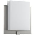 thumbnail image 1 of 3-523-224-Oxygen Lighting-Pathways - 15 Inch 10.5W 120V 1 LED Wall Sconce-Satin Nickel Finish-Matte White Acrylic Glass Color, 1 of 7