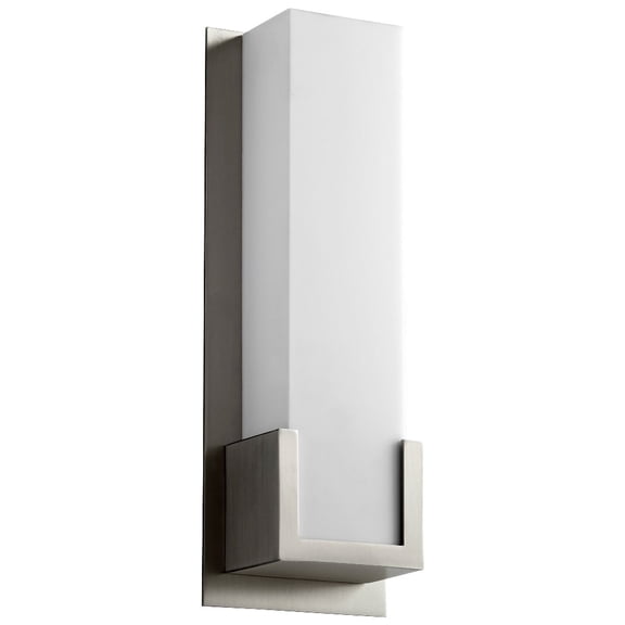 3-540-24-Oxygen Lighting-Orion - 13.62 Inch 6.3W 120V 1 LED Wall Sconce-Satin Nickel Finish