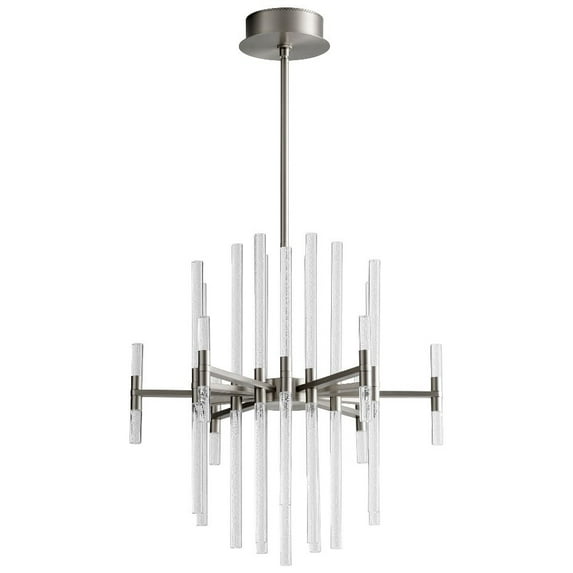 Oxygen Lighting 3-605 Miro 37 Light 26" Wide Led Chandelier - Nickel