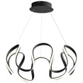 thumbnail image 1 of 3-61-30 Oxygen Lighting Cirro - 28 Inch 95W 1 LED Chandelier-Silver Graphite Finish, 1 of 2