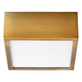 thumbnail image 1 of 4.87 Inch 8.4W 120V 1 Led Flush Mount-Aged Brass Finish Oxygen Lighting 3-610-40, 1 of 7