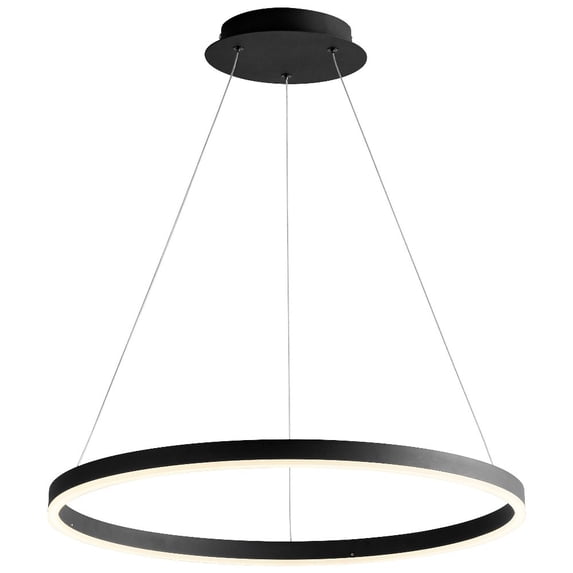 Oxygen Lighting - Circulo - 23.5 Inch 53W 1 LED Pendant-Satin Nickel Finish