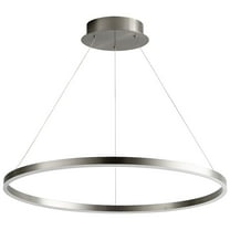 31.5 Inch 78W 1 Led Pendant-Aged Brass Finish Oxygen Lighting 3-65-40
