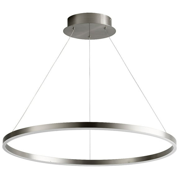 31.5 Inch 78W 1 Led Pendant-Aged Brass Finish Oxygen Lighting 3-65-40