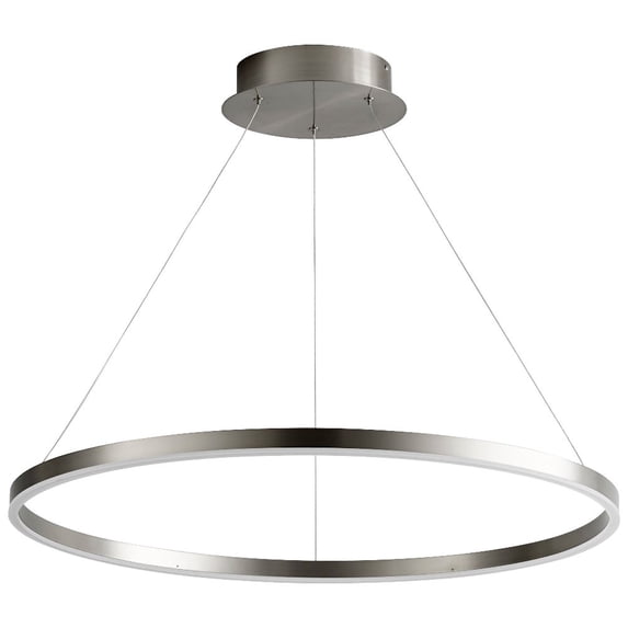 Oxygen Lighting - Circulo - 31.5 Inch 78W 1 LED Pendant-White Finish