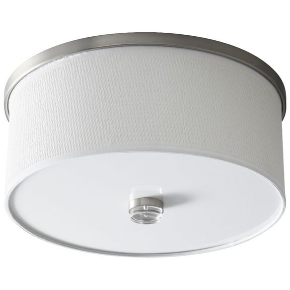 14.5 Inch 21W 120V 2 Led Flush Mount-Satin Nickel Finish Oxygen Lighting 3-695-24