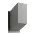 thumbnail image 1 of Duo 2 - Light White Contemporary / Modern - LED Glass And Steel Outdoor Wall Light, 1 of 1