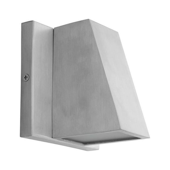 4.75 Inch 6W 1 Led Outdoor Wall Mount-Brushed Aluminum Finish Oxygen Lighting 3-708-16