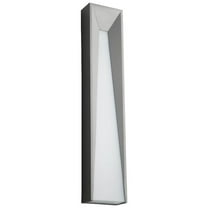 23.80 Inch 11.9W 120V 2 Led Outdoor Wall Sconce-Gray Finish Oxygen Lighting 3-731-16