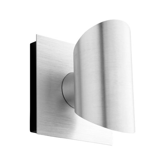 5.63 Inch 5W 2 Led Outdoor Wall Mount-Brushed Aluminum Finish Oxygen Lighting 3-733-16