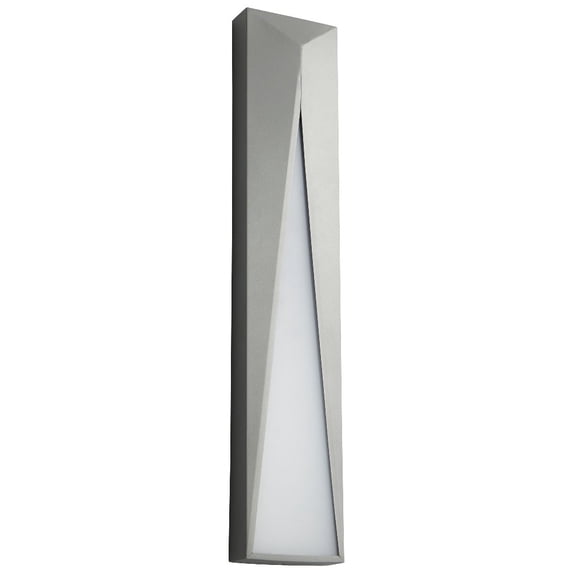 22 Inch 23.80W 120V 2 Led Outdoor Wall Sconce-Gray Finish Oxygen Lighting 3-737-16
