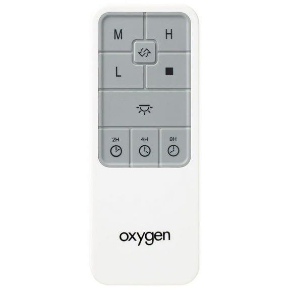 Oxygen Lighting 3-8-1000-0 Oslo Remote Control For Oxygen Lighting Fans - White