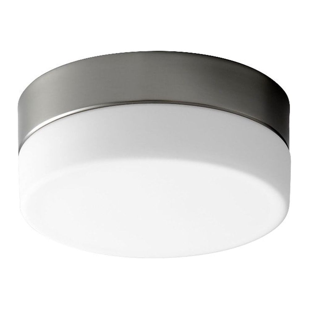 7.25 Inch 8.2W 1 Led Flush Mount-Satin Nickel Finish-3000 Color