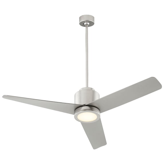 Oxygen Lighting - Adora - 7.88 Inch Ceiling Fan Light Kit-Satin Nickel Finish