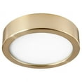 thumbnail image 1 of 3-9-108-40 Oxygen Lighting Fleet - 7.5 Inch 18W 1 LED Ceiling Fan Disk Kit-Aged Brass Finish, 1 of 2