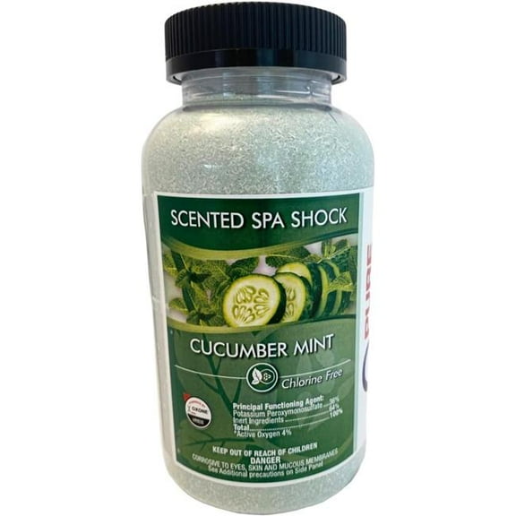 Oxygen Pools SPA183 Pur & Simple Spa Shock 1.875 lbs Cucumber Mint - 12 Per Case