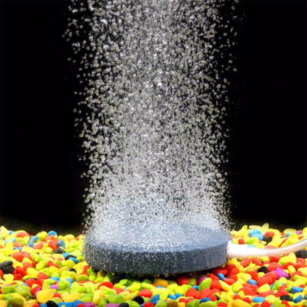 Oxygen Pump Clearance! Tiuneo Bubble Stone Fish Tank Pump Hydroponic Oxygen Plate Mini Aquarium Accessories B, Aquarium Accessories Clearance Sale