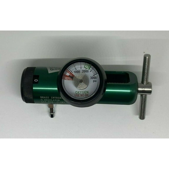 Oxygen Regulator, 0-4 LPM, 870 CGA, Mini