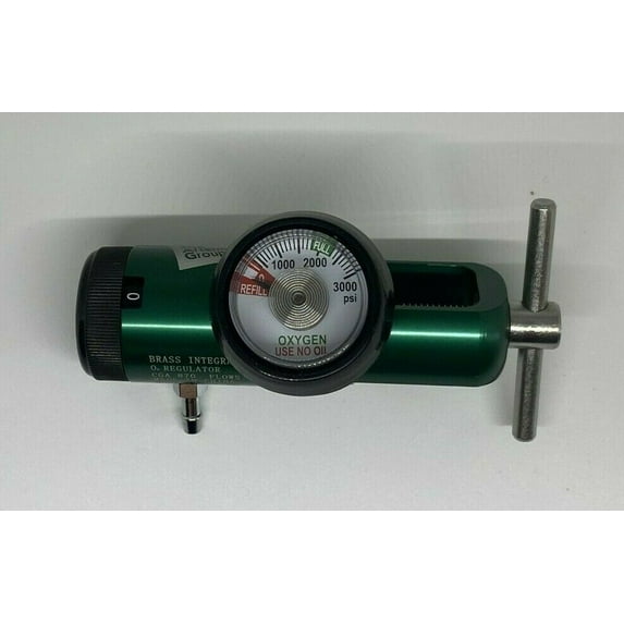 Oxygen Regulator, 0-4 LPM, 870 CGA, Mini