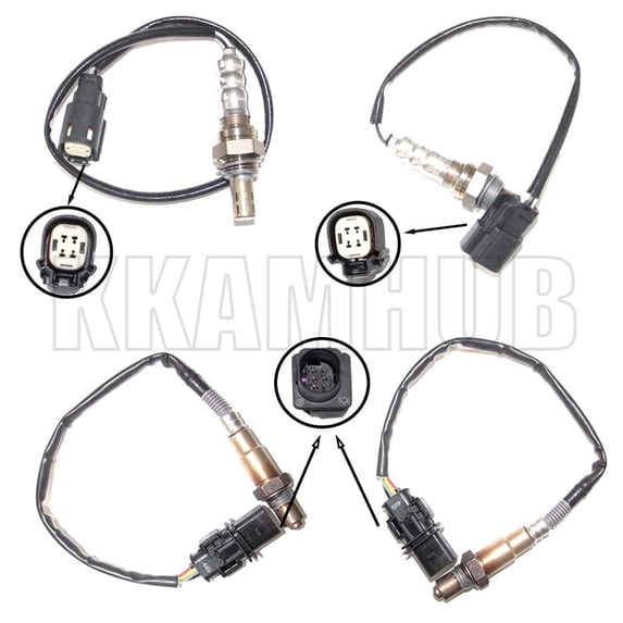 Oxygen Sensor(2x Upstream 2x Downstream) for 2011-2015 Ford Taurus 3.5L Turbo