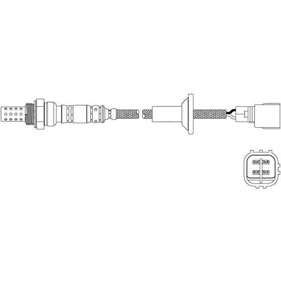 Oxygen Sensor - Compatible with 2007 - 2011, 2013 - 2014 GS350 3.5L V6 2GR-FSE FI Naturally Aspirated GAS 2008 2009 2010