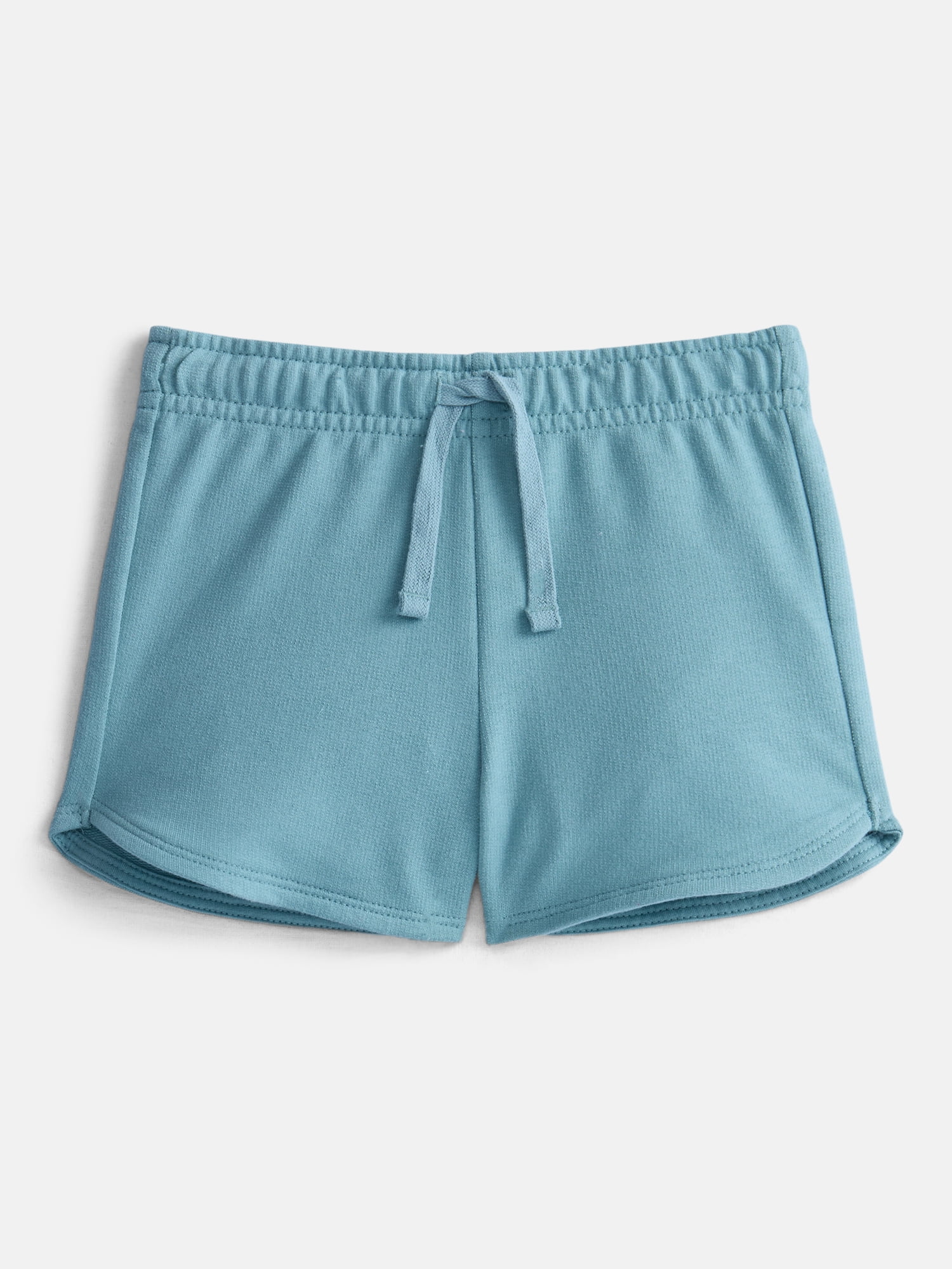 Wonder Nation Toddler Girls Dolphin Hem Solid Shorts, Sizes 18M-5T